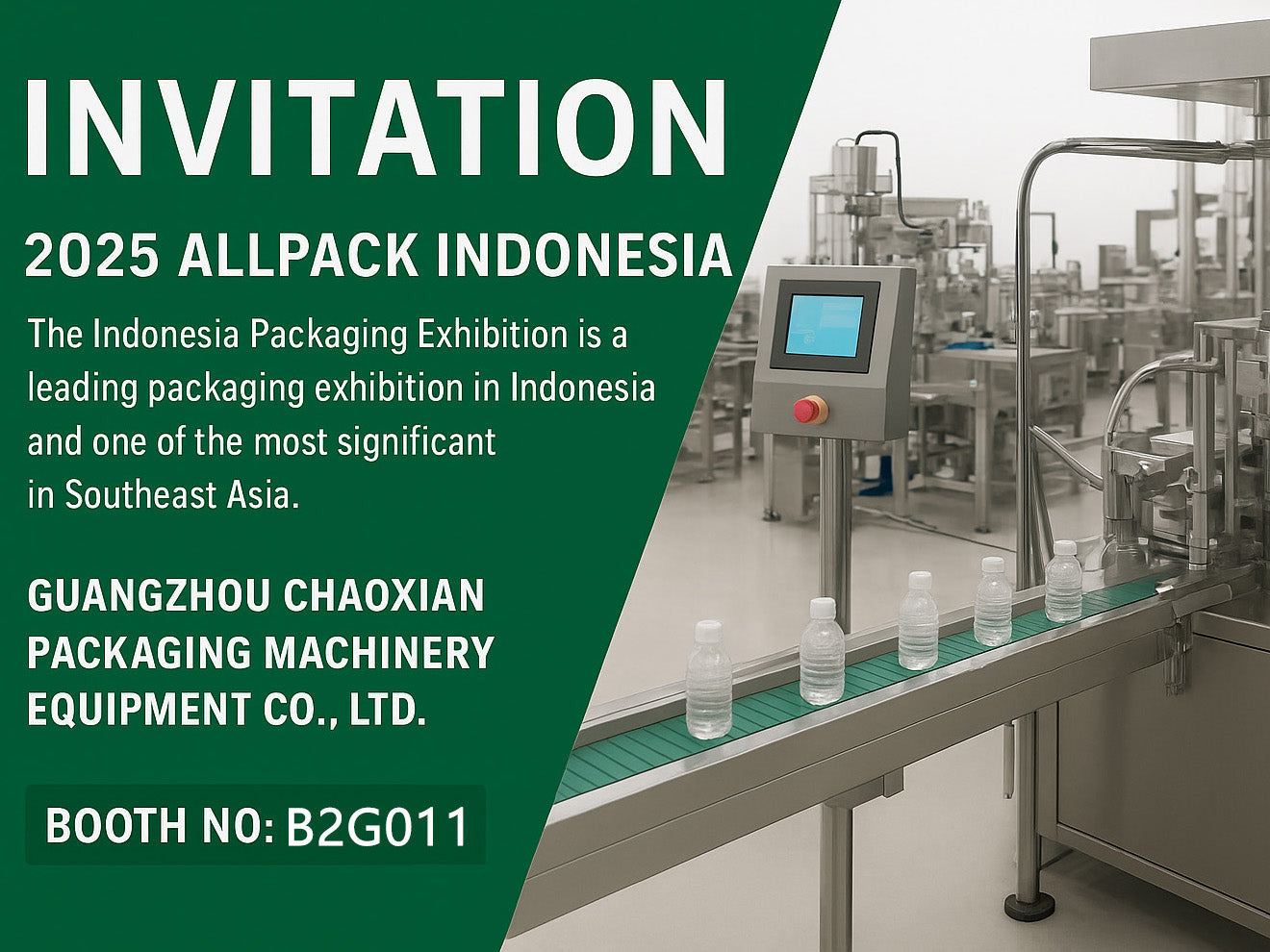 🌏 Invitation | CX PACKING MACHINE Invites You to ALL PACK INDONESIA 2025 (Booth No. B2G011)