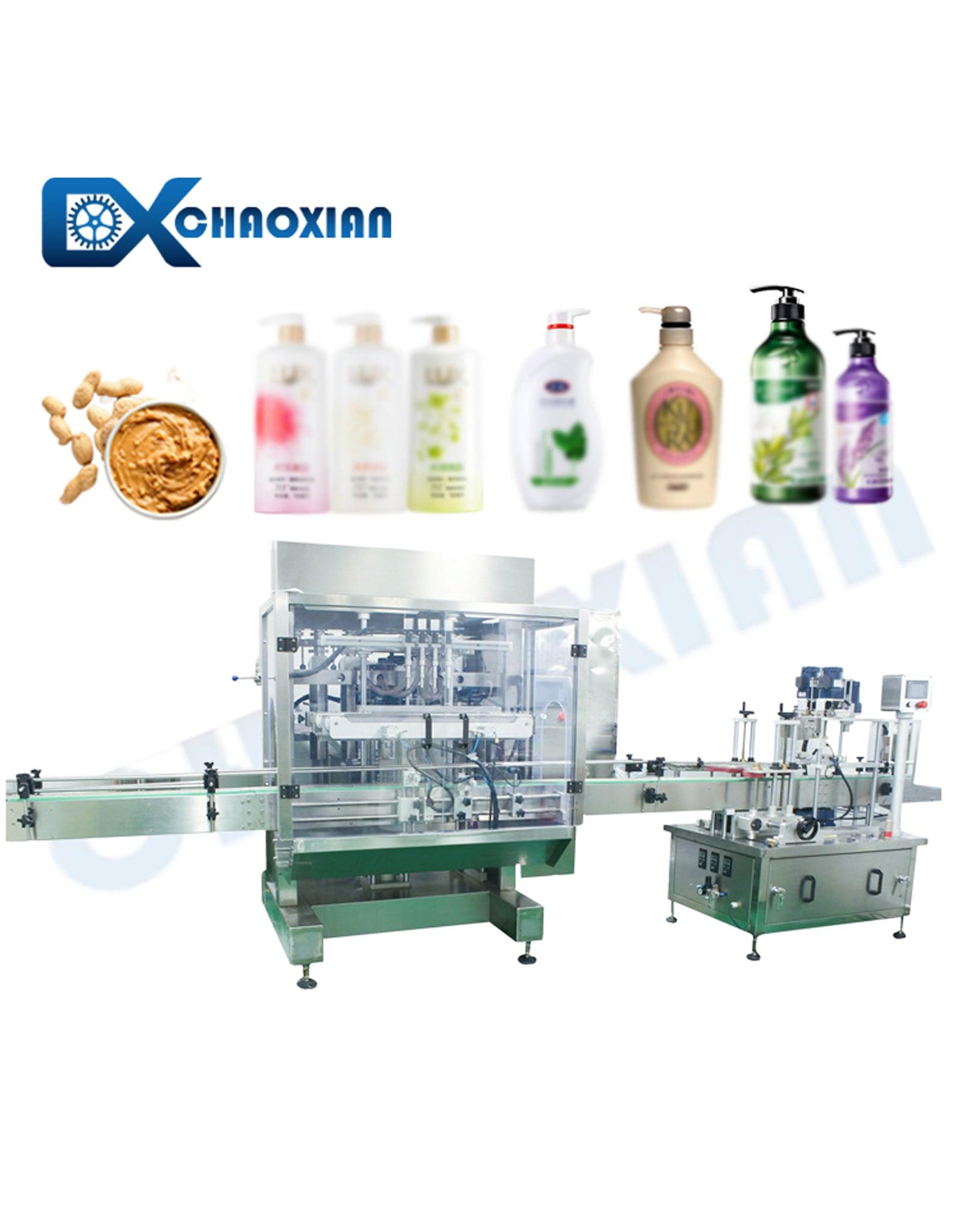 Automatic Bottle Liquid Filling and Capping Machine Production Line