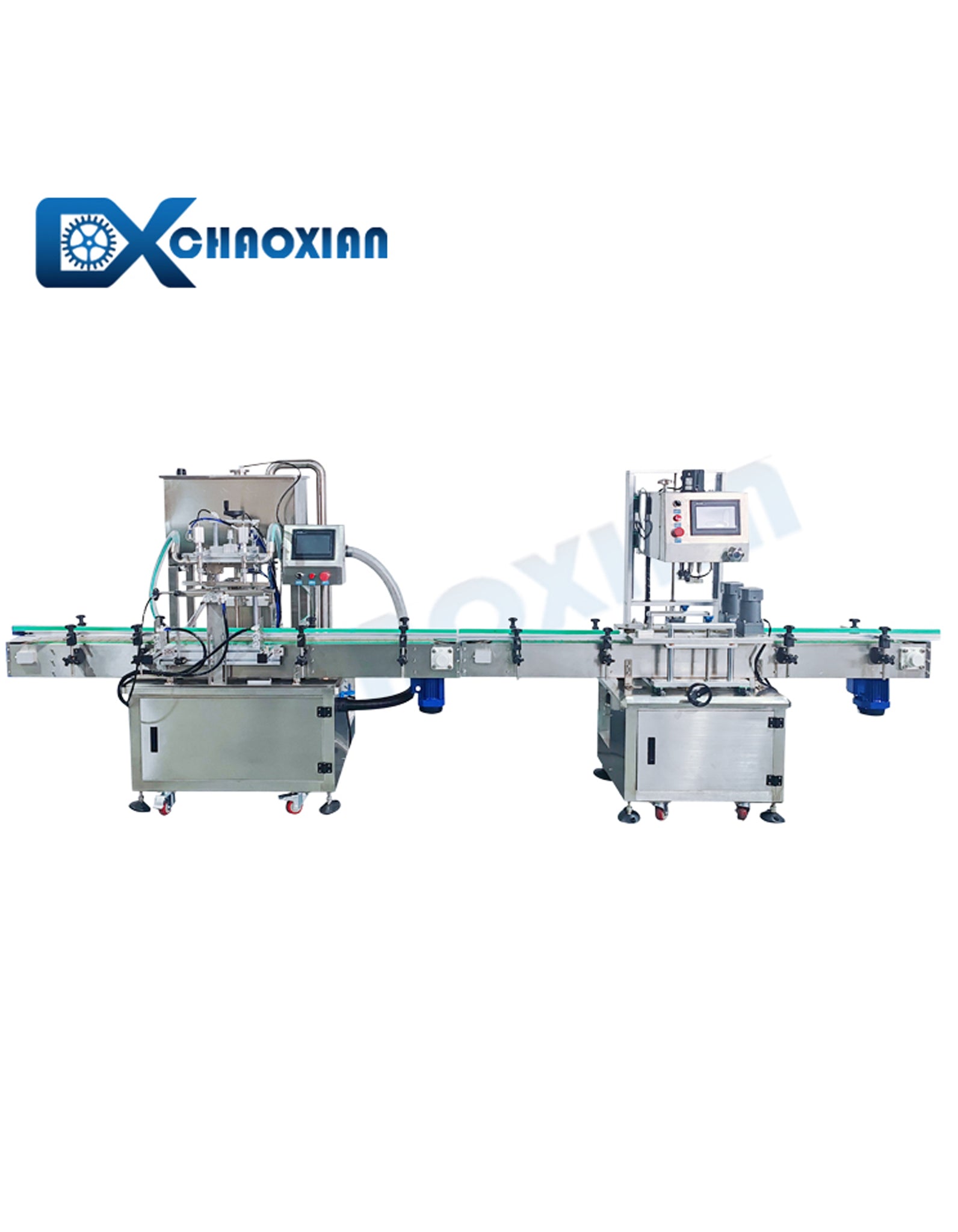 Automatic Bottle Liquid Filling and Capping Machine Production Line