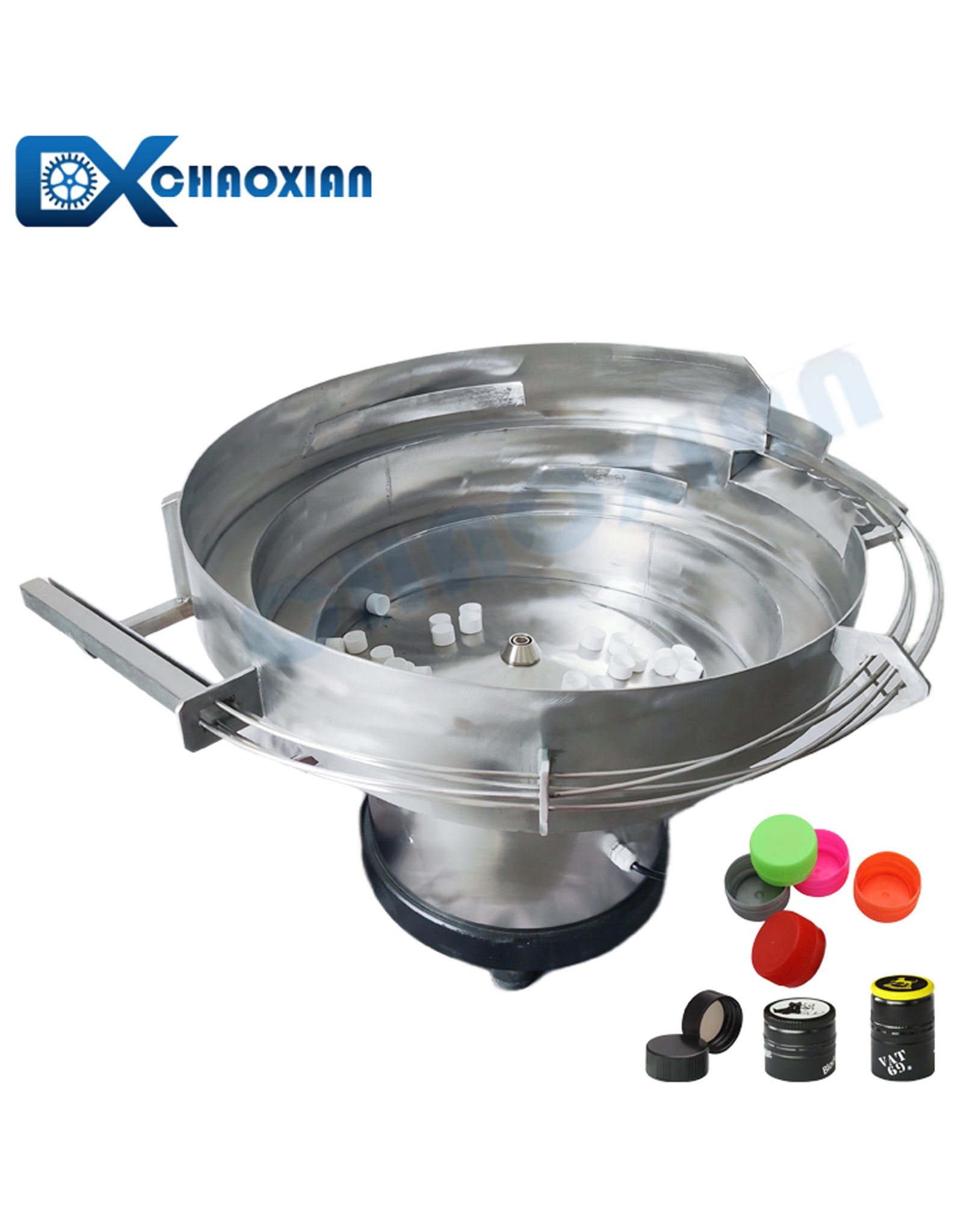 Vibrating Bowl Bottle Caps Feeder