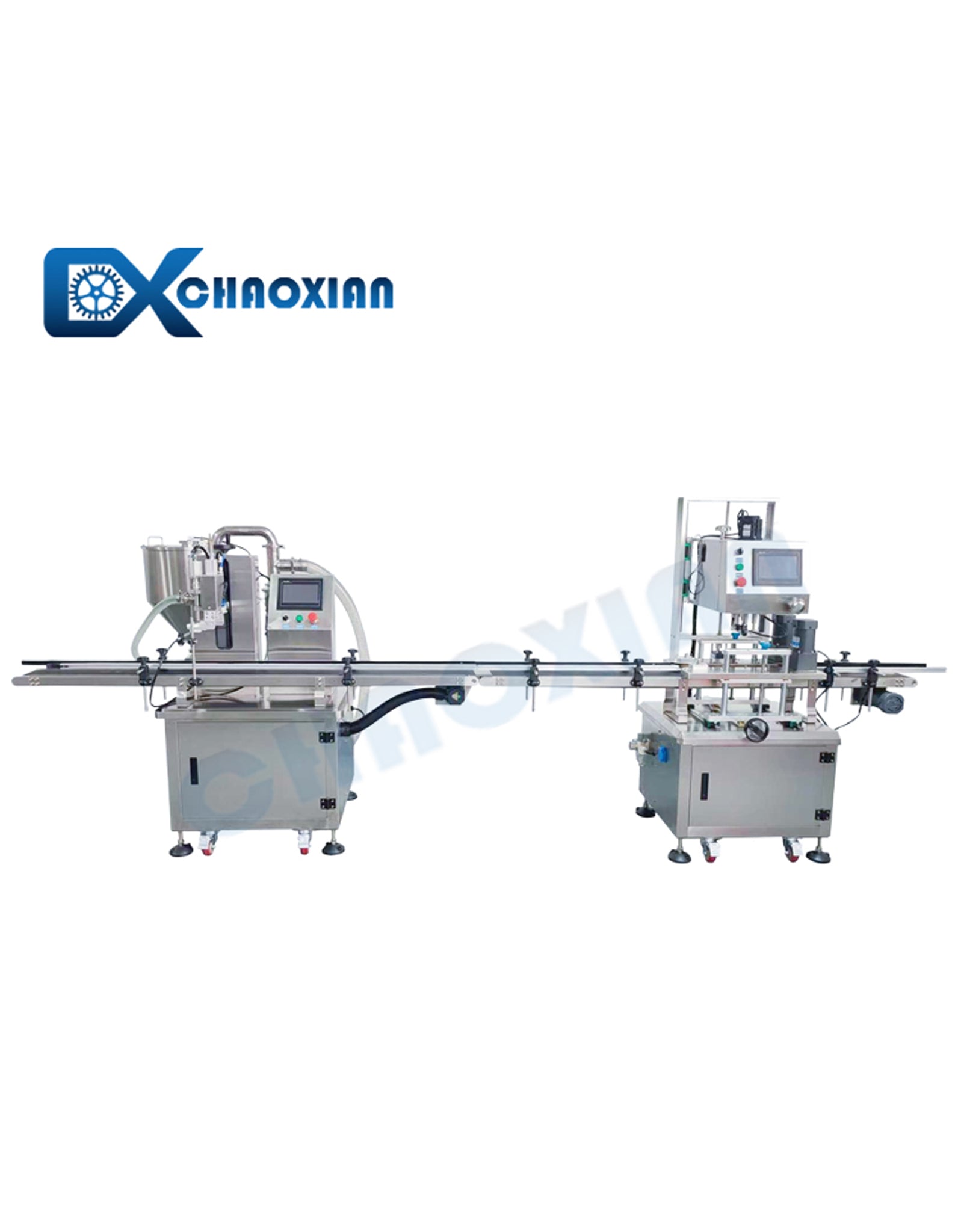 Automatic Bottle Liquid Filling and Capping Machine Production Line