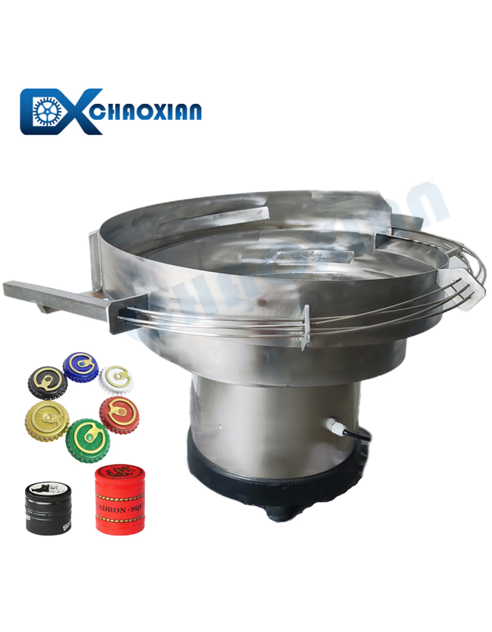Vibrating Bowl Bottle Caps Feeder