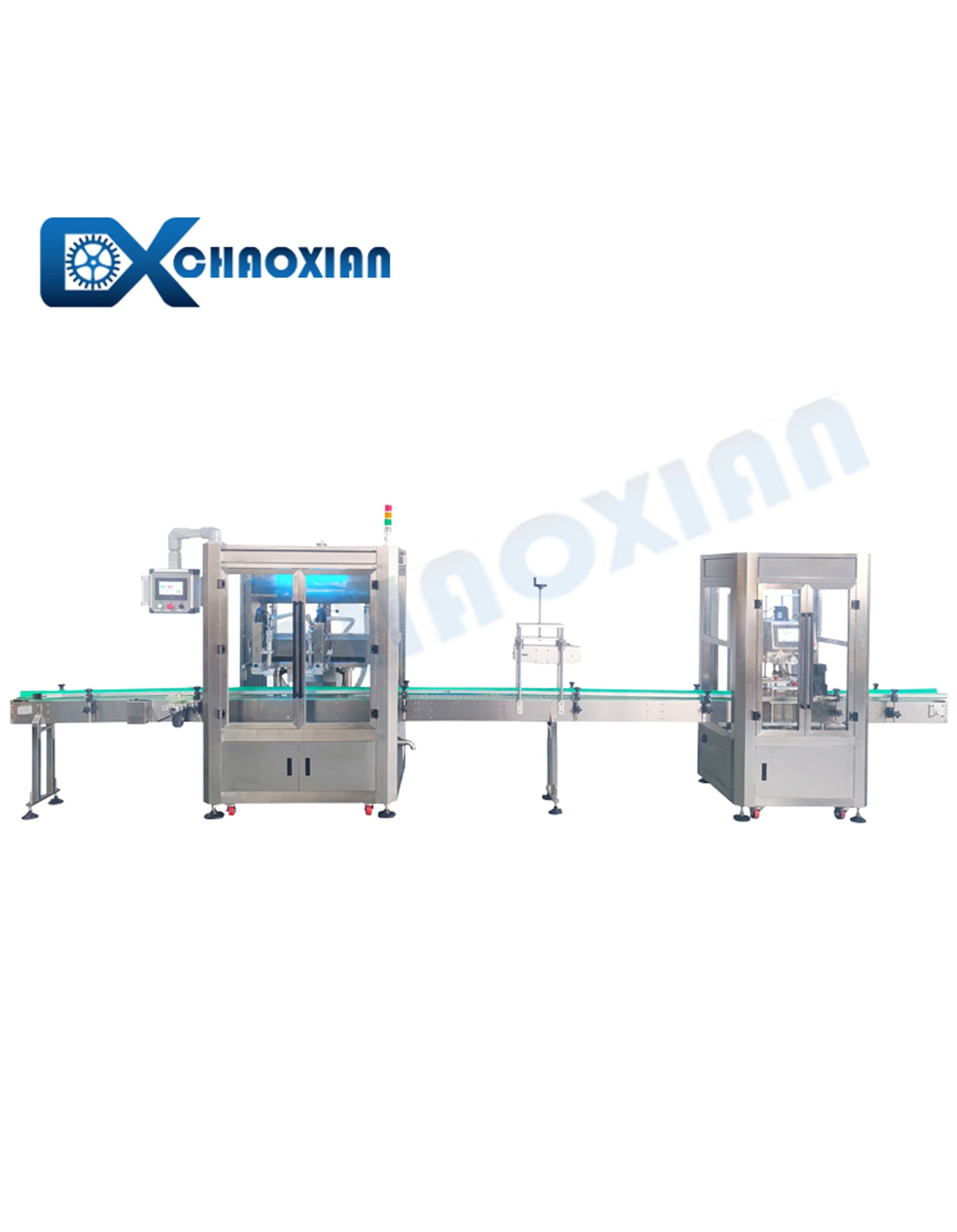 Automatic Bottle Liquid Filling and Capping Machine Production Line