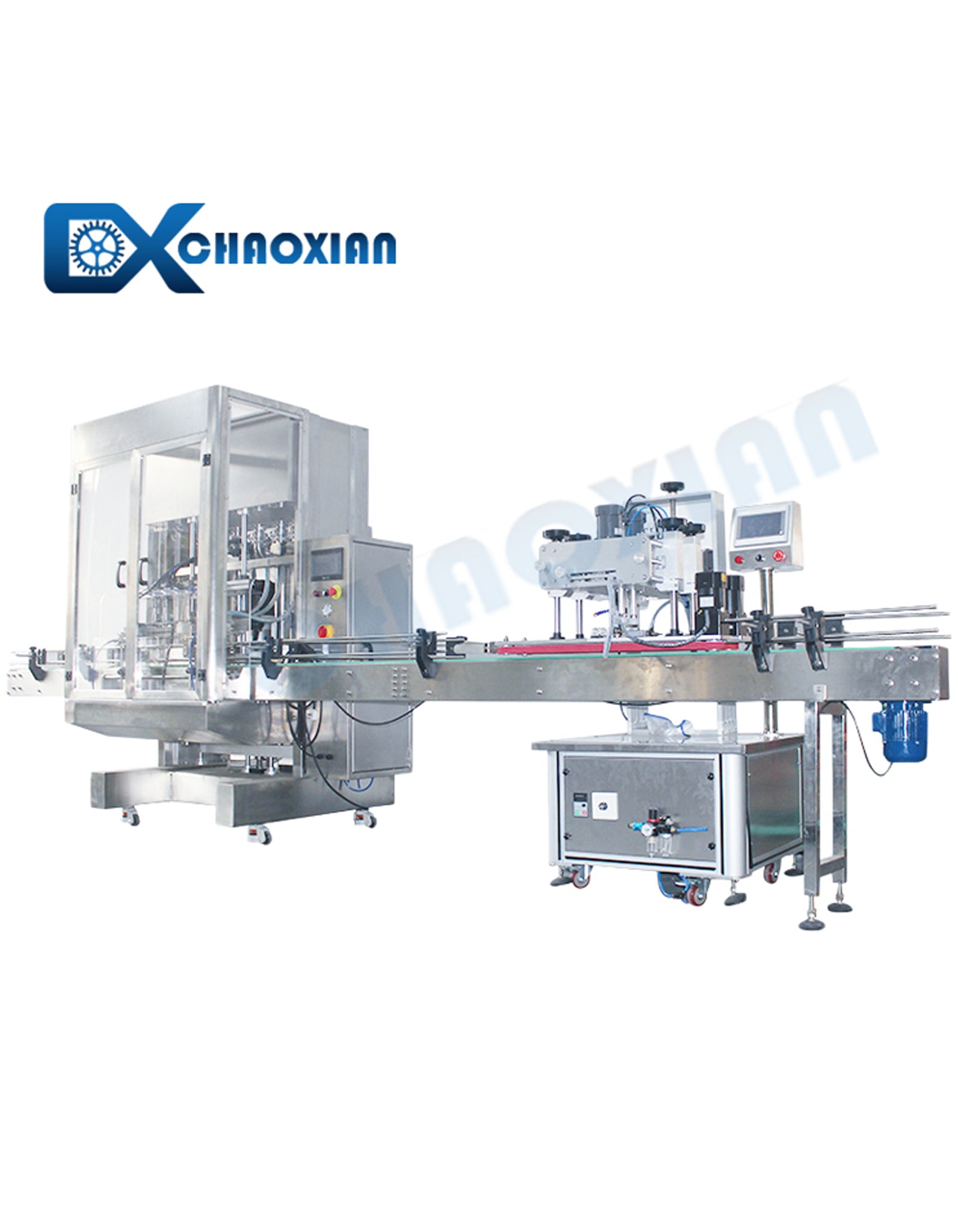 Automatic Bottle Liquid Filling and Capping Machine Production Line