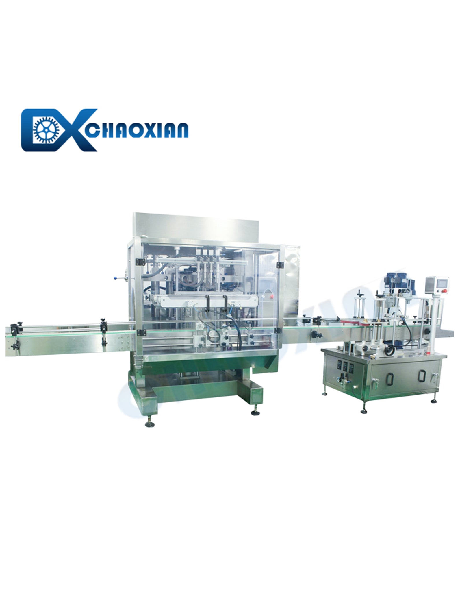 Automatic Bottle Liquid Filling and Capping Machine Production Line