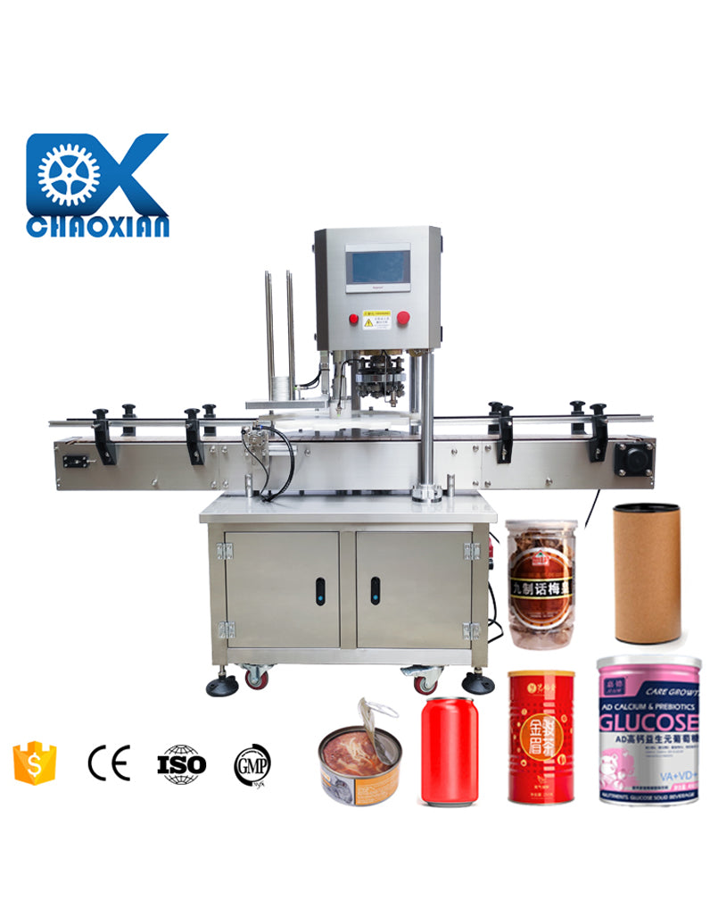 ACM-02 Automatic Can Sealing Machine for PET Can Tin Can Soda Can