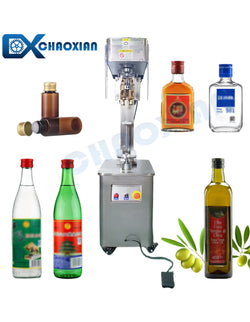 CX Semi-automatic ROPP Aluminum Cap Bottle Capping Machine