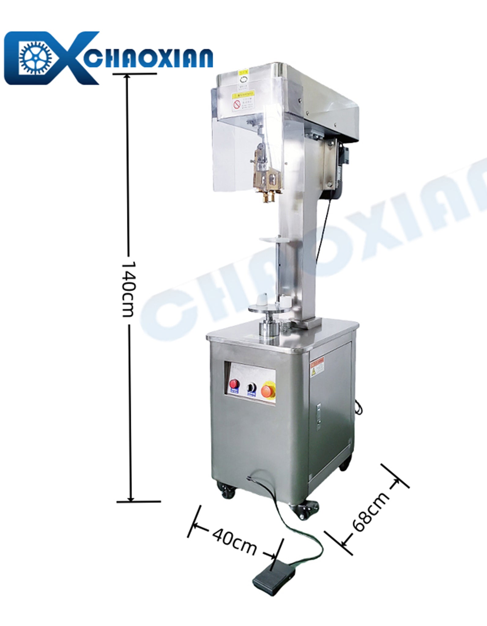 CX Semi-automatic ROPP Aluminum Cap Bottle Capping Machine