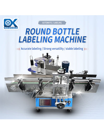 Desktop Automatic Round Bottle Labeling Machine