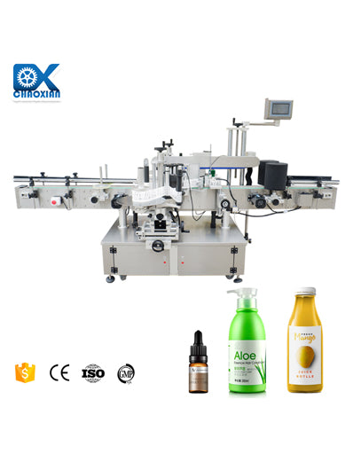 Automatic Double Sides Bottle Labeling Machine for Flat and Round Bottles