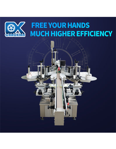 Automatic Double Sides Bottle Labeling Machine for Flat and Round Bottles