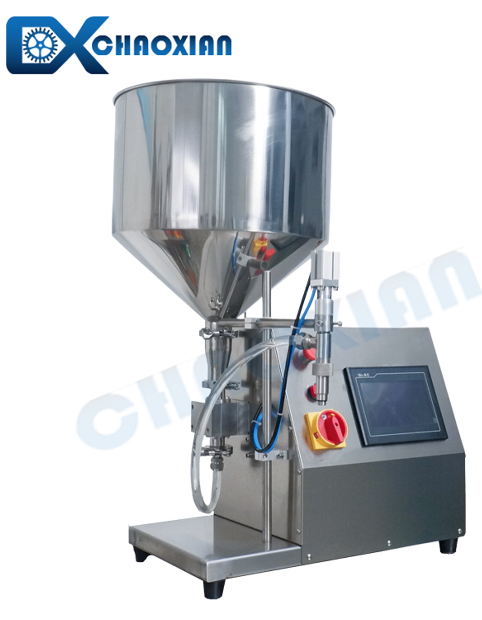 CX Semi Automatic Servo Motor Drive Gear Pump Bottle Liquid Filling Machine