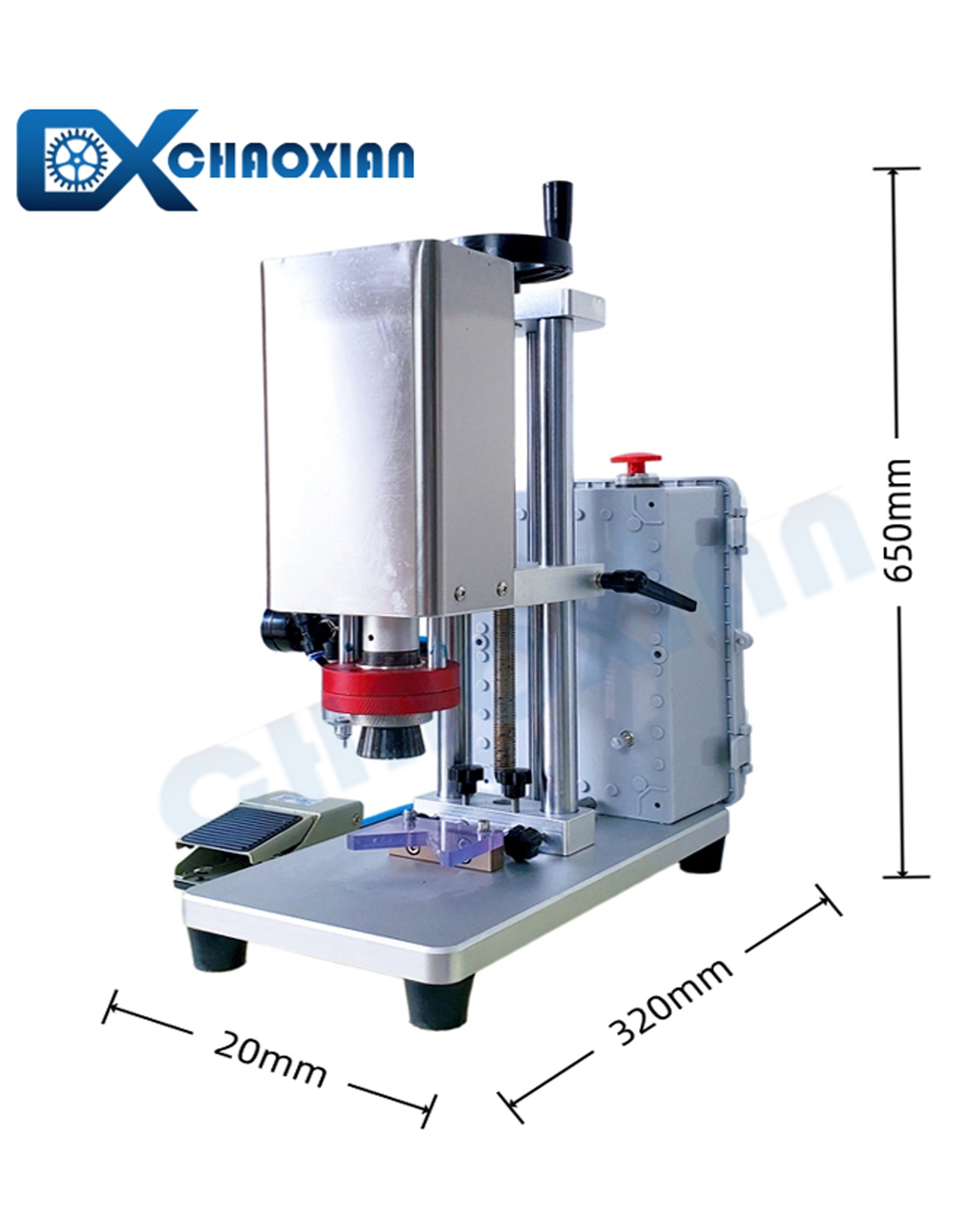 CX Semi Automatic / Automatic Perfume Pump Crimping Collar Pressing 2 IN 1 Capping Perfume Bottle Sealing Machine
