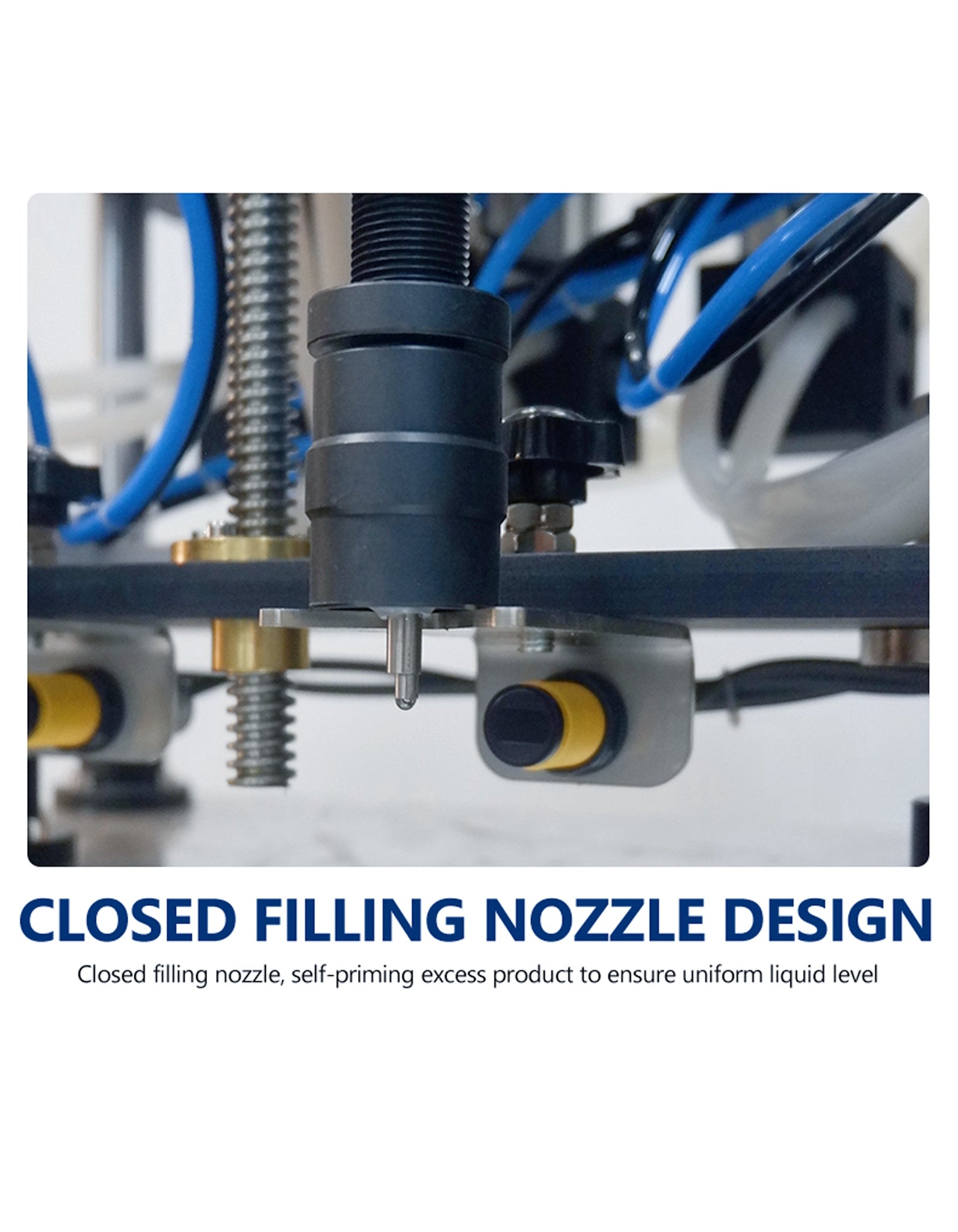 Desktop 4 Filling Nozzles Equal Liquid Level Vacuum Perfume Filling Machine