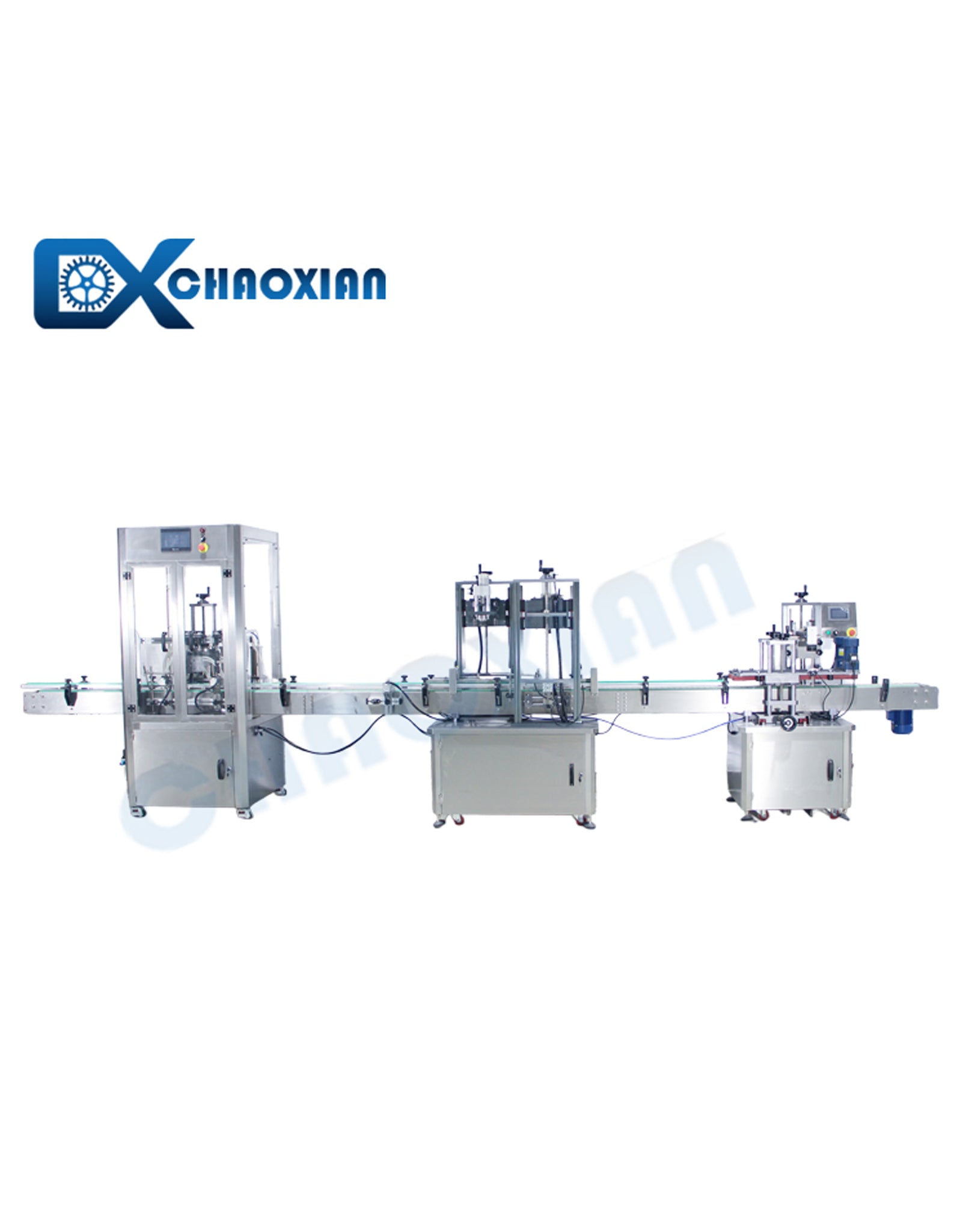 Automatic Bottle Perfume Filling and Capping Machines Production Line