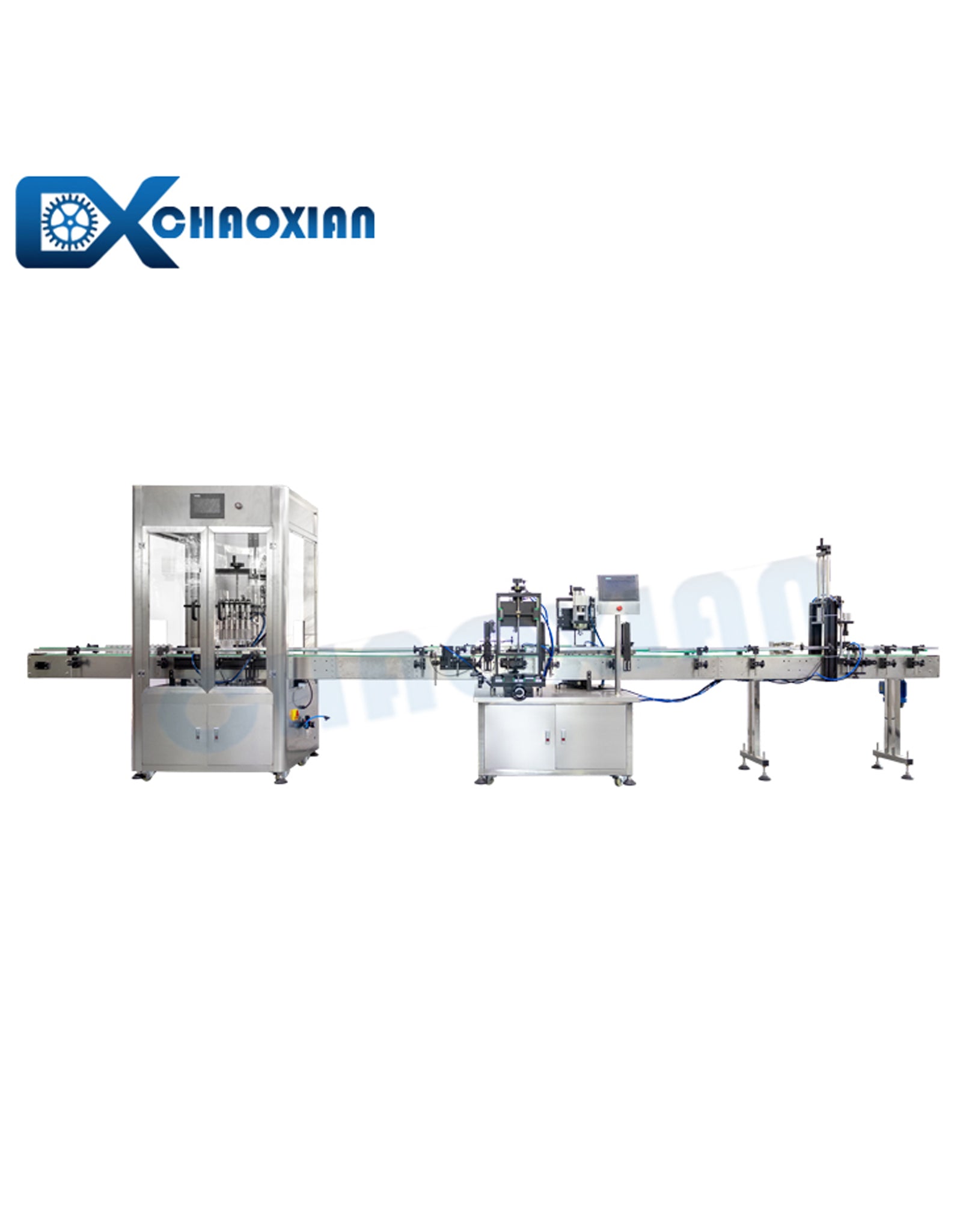 Automatic Bottle Perfume Filling and Capping Machines Production Line