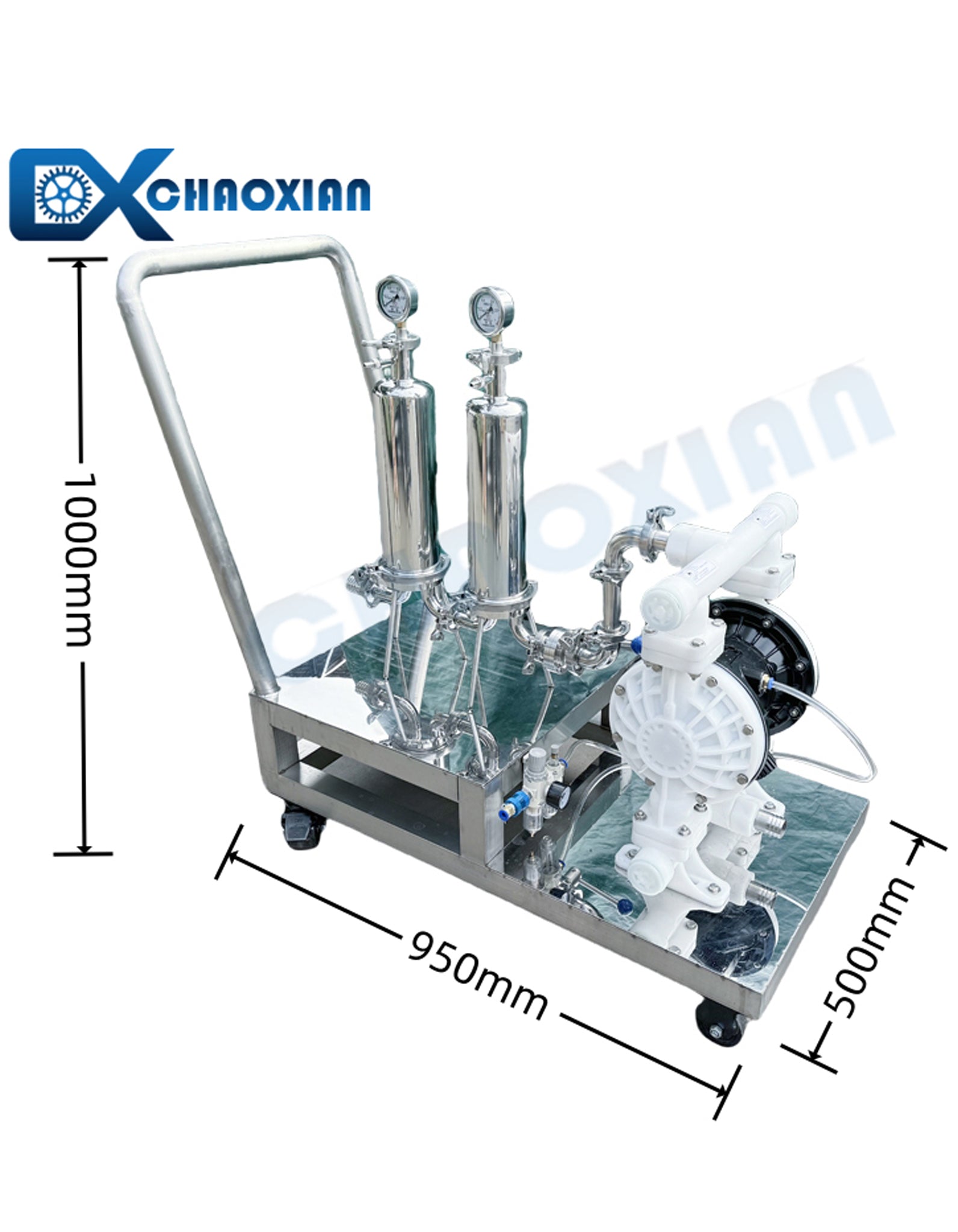 Removable Stainless Steel Pneumatic Diaphragm Pump Perfume Purifier Scent Cologne Eau De Parfum Essence Body Spray Perfume Filter