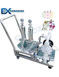 Removable Stainless Steel Pneumatic Diaphragm Pump Perfume Purifier Scent Cologne Eau De Parfum Essence Body Spray Perfume Filter