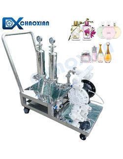 Removable Stainless Steel Pneumatic Diaphragm Pump Perfume Purifier Scent Cologne Eau De Parfum Essence Body Spray Perfume Filter