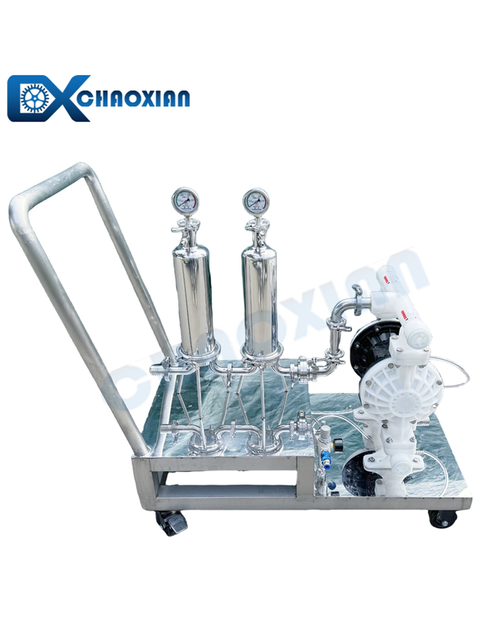 Removable Stainless Steel Pneumatic Diaphragm Pump Perfume Purifier Scent Cologne Eau De Parfum Essence Body Spray Perfume Filter