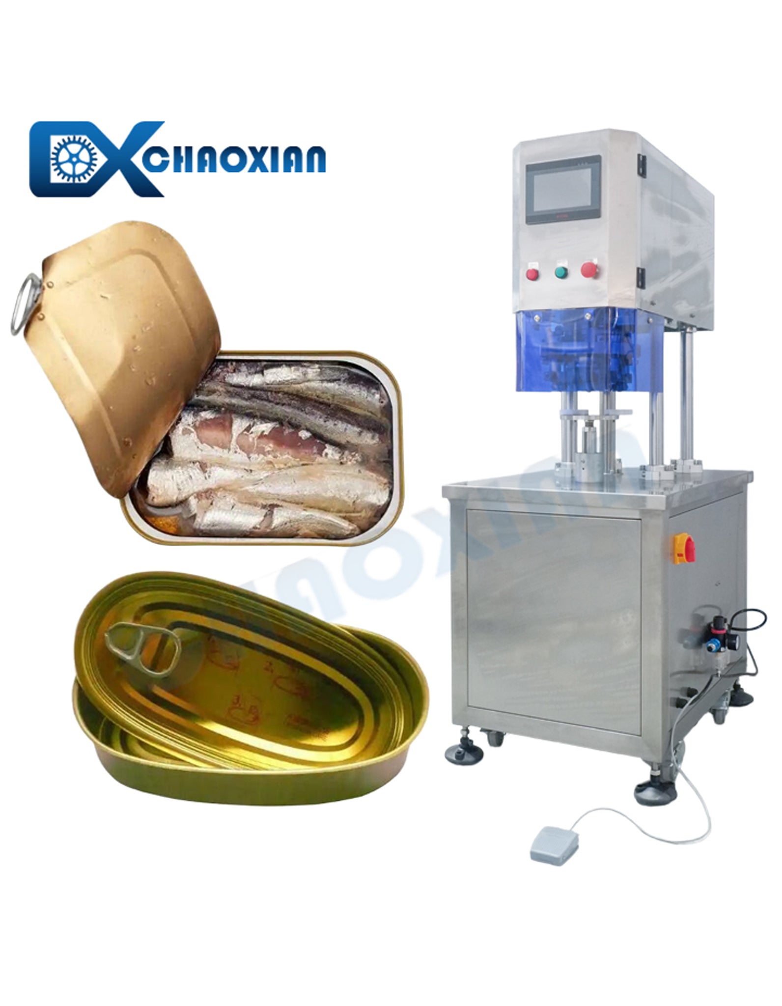 Semi Automatic Irregular Can Seaming Machine Oval Can Square Can Seamer Machine