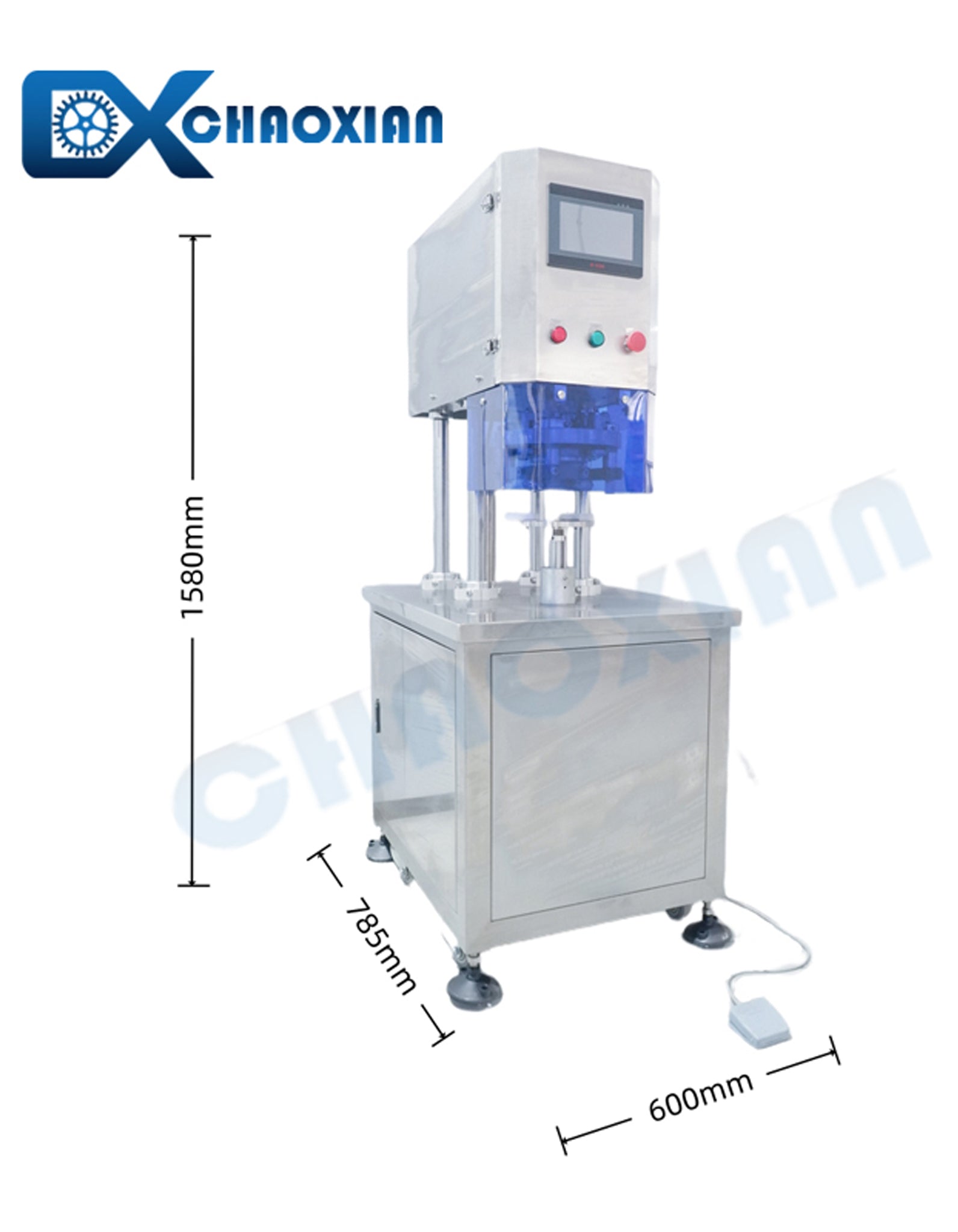 Semi Automatic Irregular Can Seaming Machine Oval Can Square Can Seamer Machine