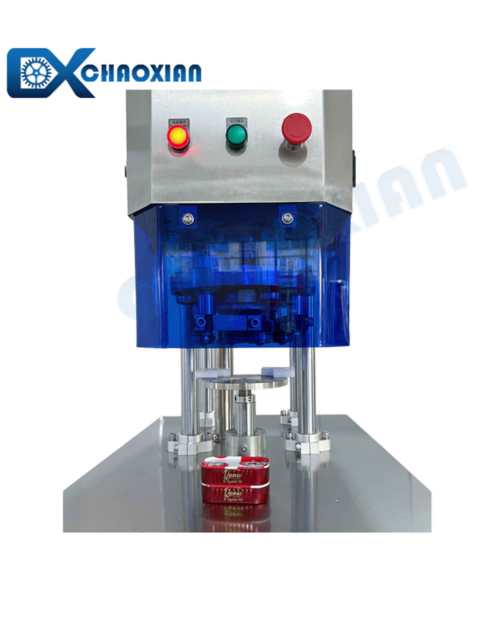 Semi Automatic Irregular Can Seaming Machine Oval Can Square Can Seamer Machine