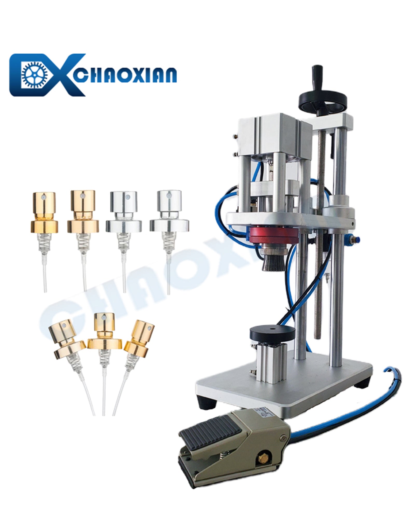 Semi-Automatic Glass Perfume Bottle Sealing Machine