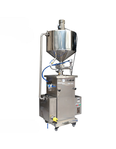 Semi-Automatic Liquid Filling Machine with Heating Hopper and Heating Filling System