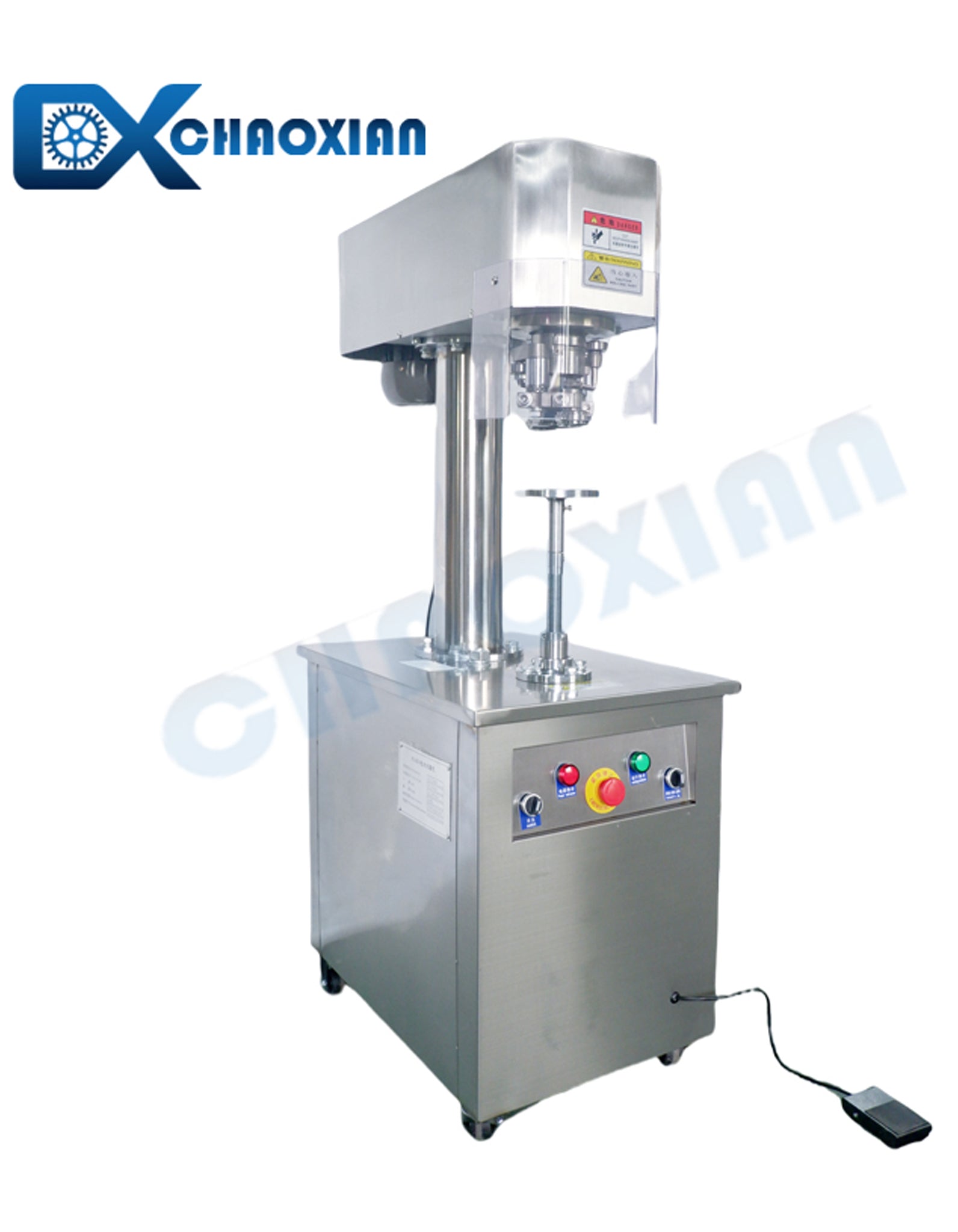 Semi Automatic Can Sealing Machine for Metal, Plastic & Paper Cans