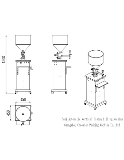 Semi-automatic Bottle Liquid Filling Machine