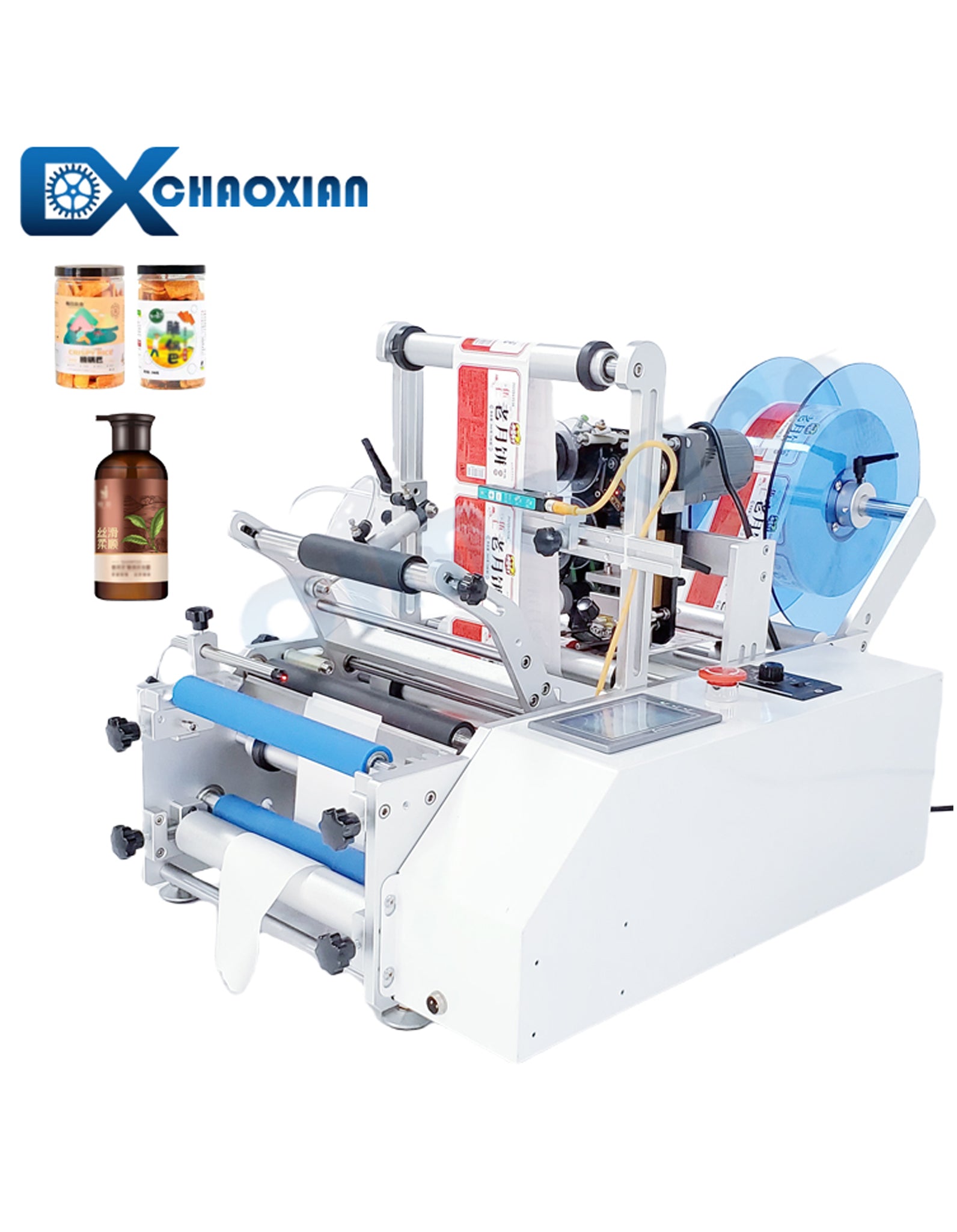 CX Semi-automatic Round Bottle Labeling Machine