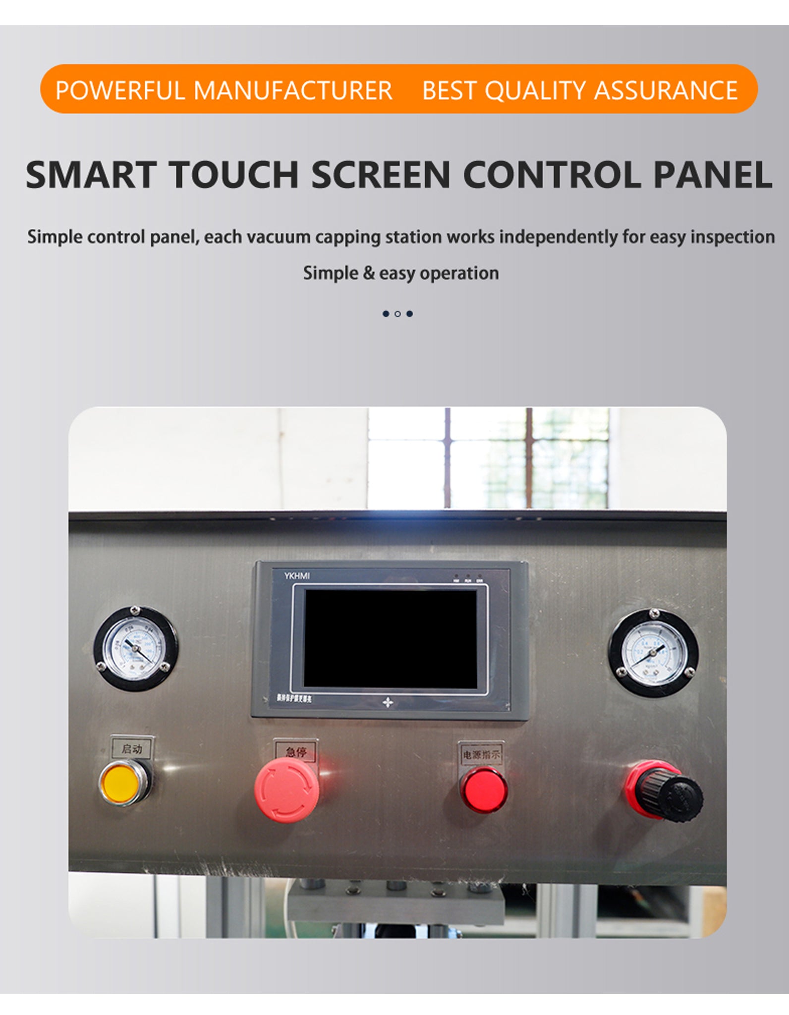 Semi-Automatic Vacuum Twist Off Glass Jar Bottle Capping Machine