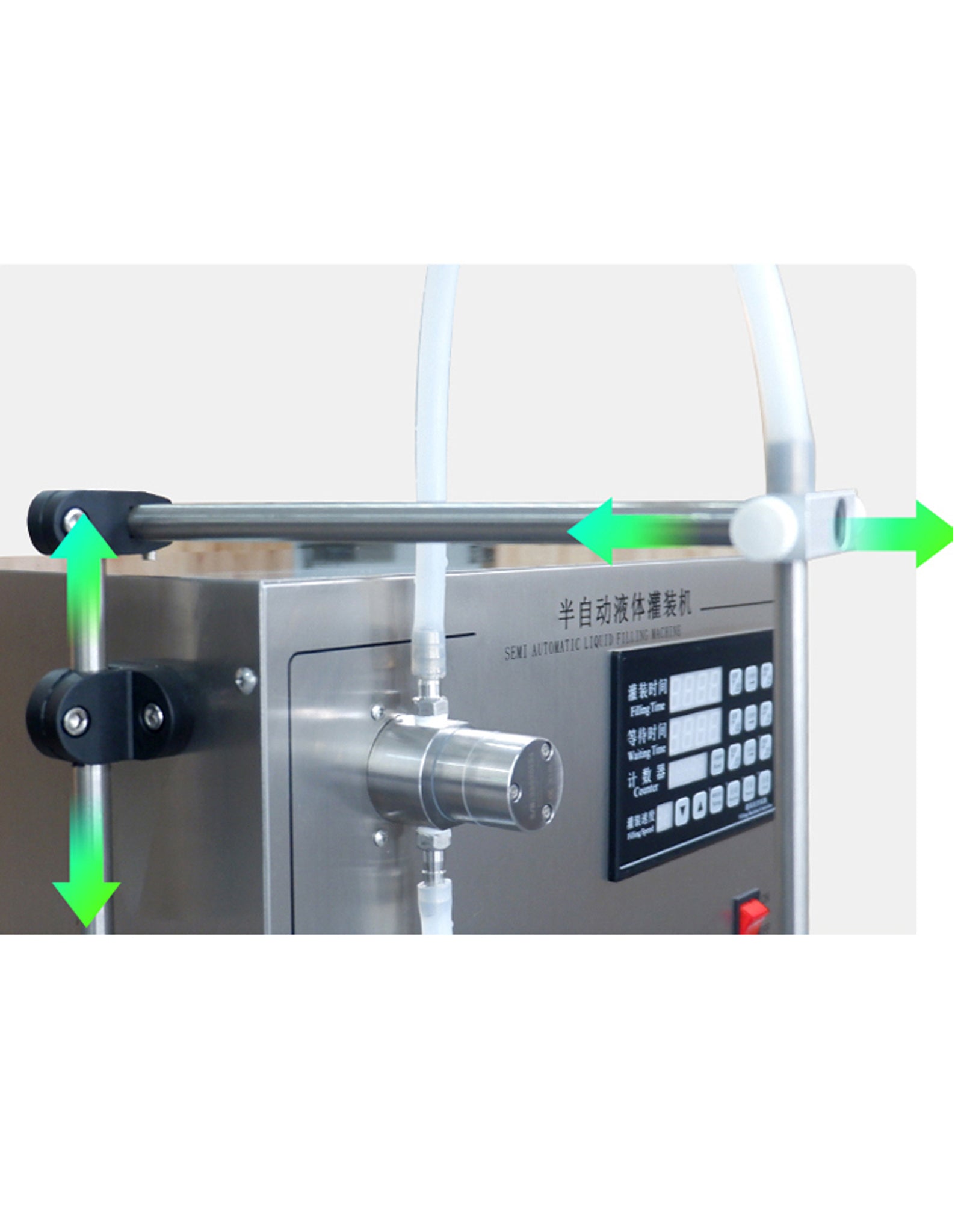 Semi-automatic Electric Pump Bottle Water Oil Liquid Filling Machine