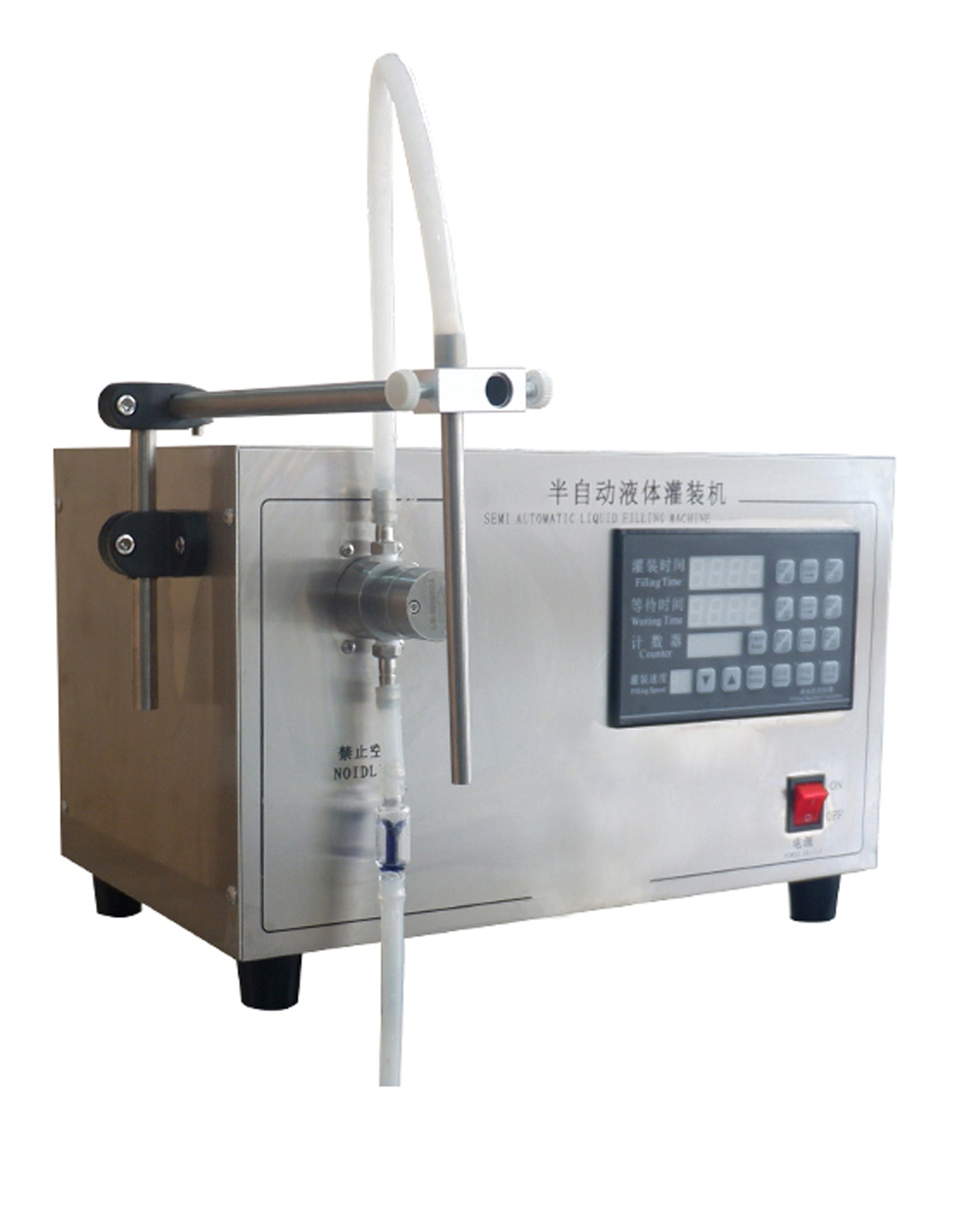 Semi-automatic Electric Pump Bottle Water Oil Liquid Filling Machine
